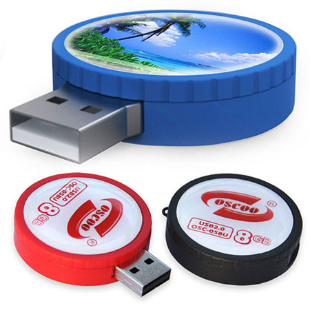 Round Dome USB Drive
