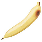 Stylo en forme de banane