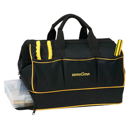 Professional Tool Bag with Base Compartment