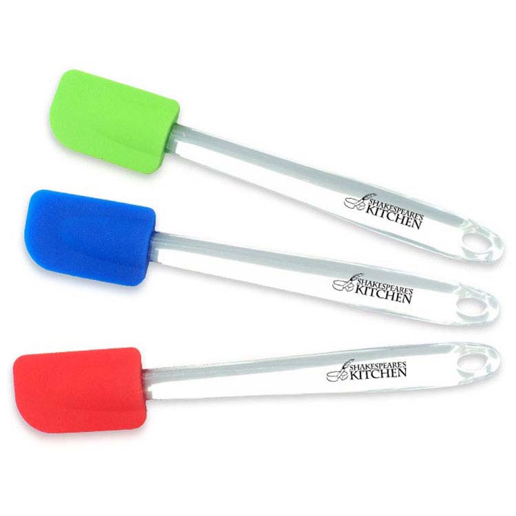 Spatule en silicone avec poignée claire