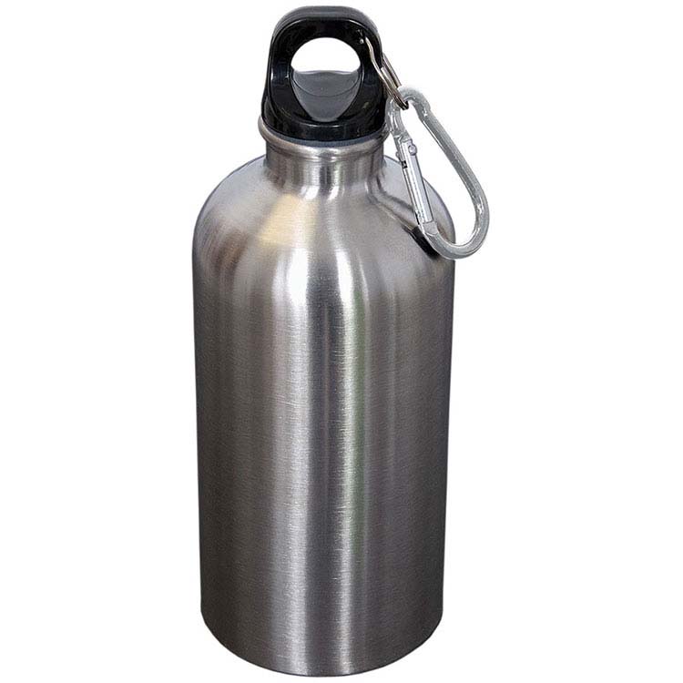 Stainless Steel Water Bottle with Carabiner 16 oz #6