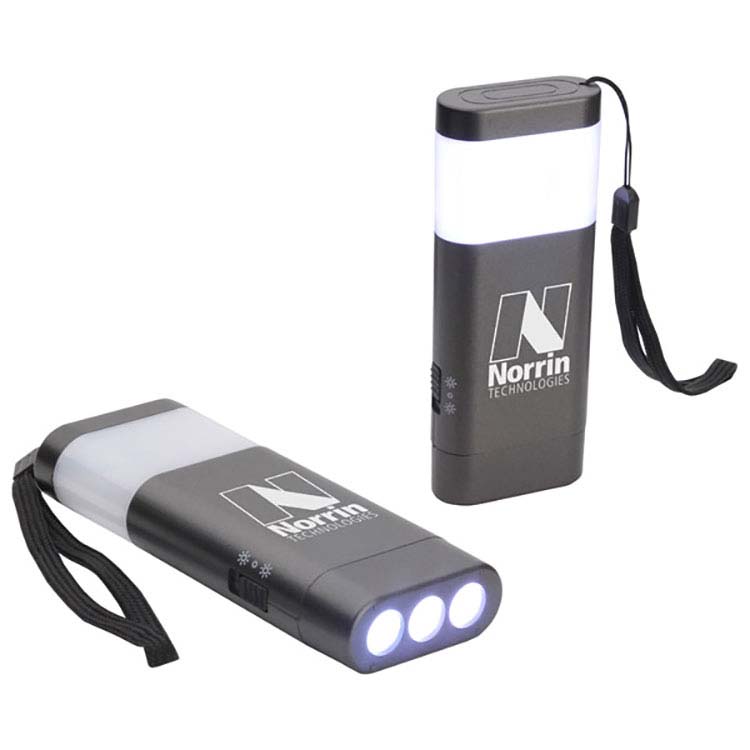 Lampe de poche double et mince