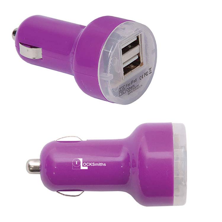 Chargeur USB à deux prises pour l'automobile #4