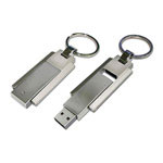 Clé USB en métal avec porte-clés