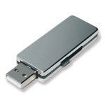 Clé USB rétractable en métal