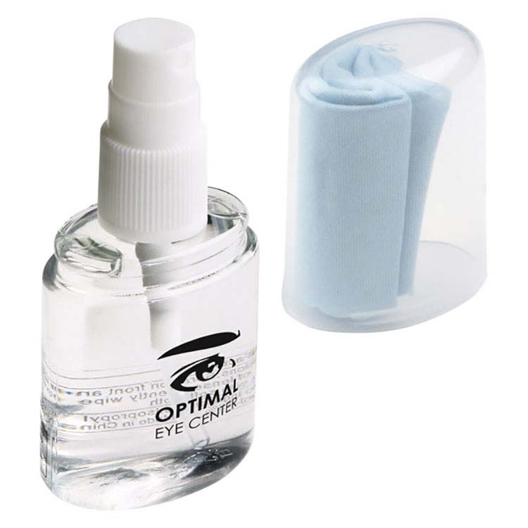Lens Spray Cleaner With Microfiber Cloth Clear