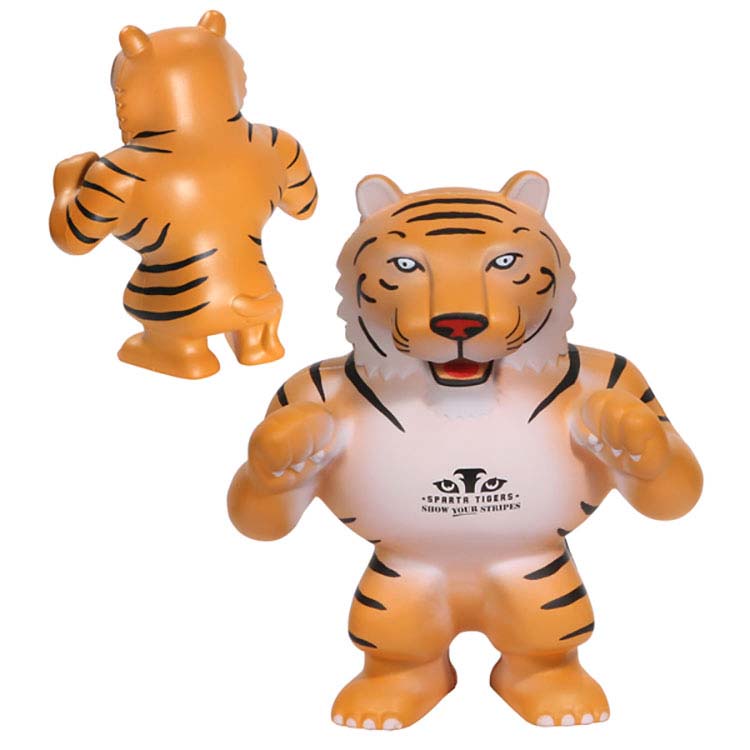 Mascotte de tigre anti-stress