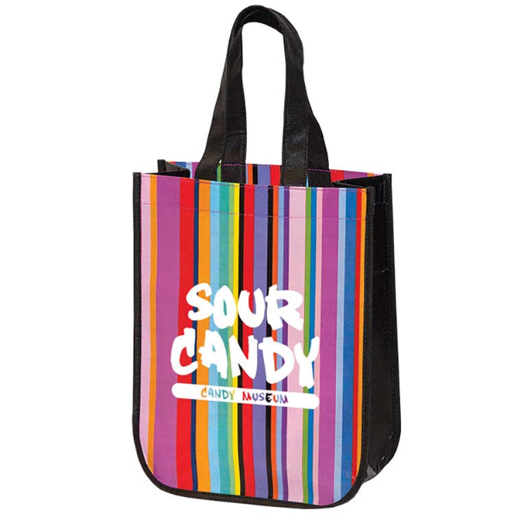Mini multi-stripe Recycled Tote