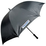 Parapluie de golf avec manche noir en fibre de verre