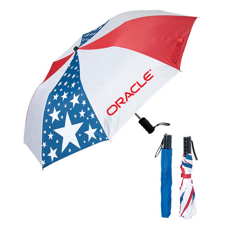 Folding USA Umbrella