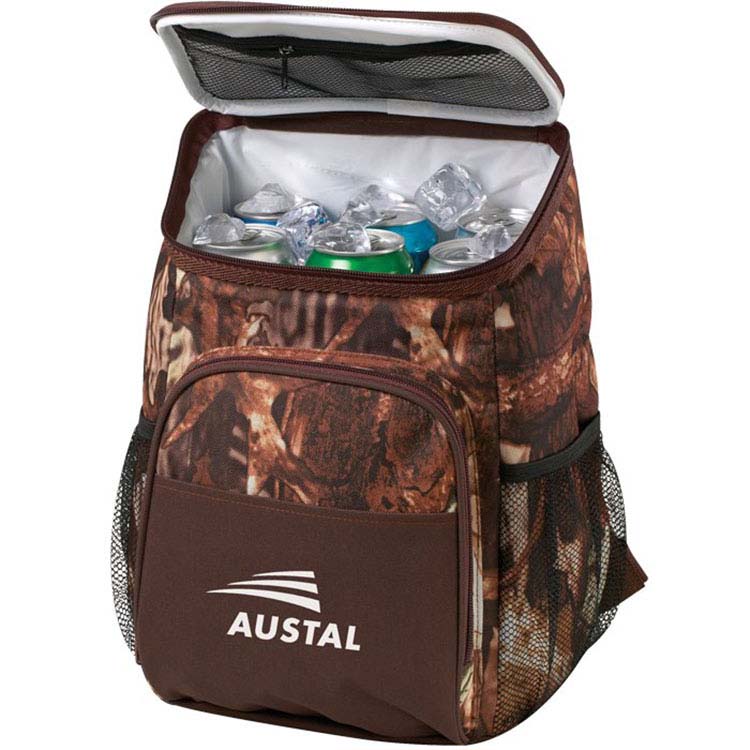 12 Can Camo Backpack Cooler