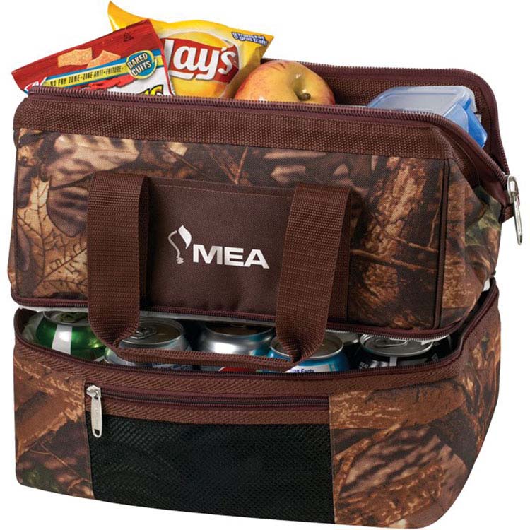 24 Can Camo Two Compartment Cooler