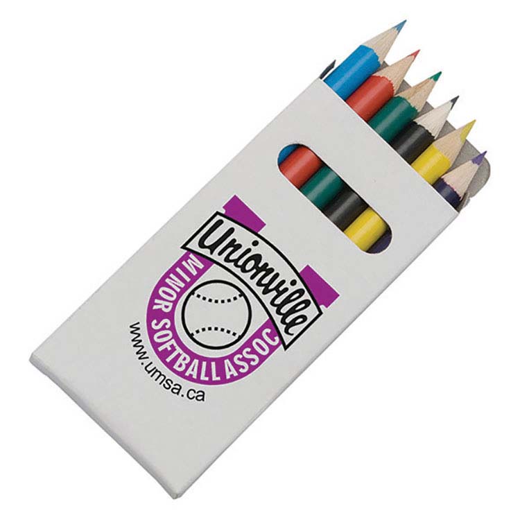 Boîte de 6 crayons couleurs
