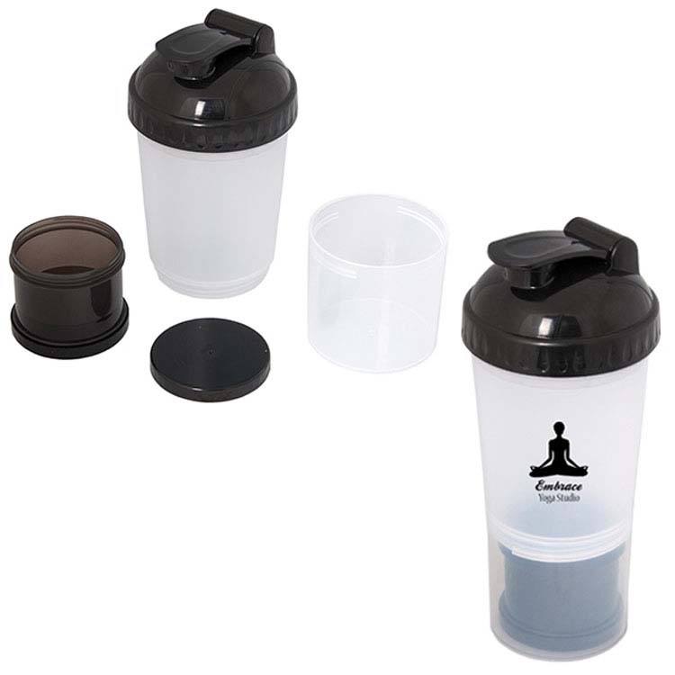 Bouteille à mélanger 600 ml (20 oz) Fitness Fanatic #3