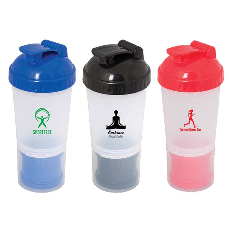 Bouteille à mélanger 600 ml (20 oz) Fitness Fanatic