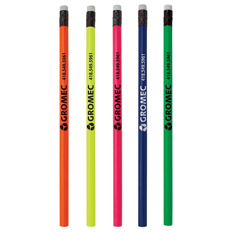 Neon Pencil with White Eraser
