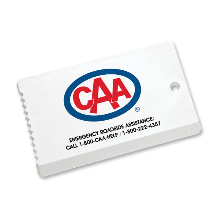 Grattoir à glace format carte d'affaires