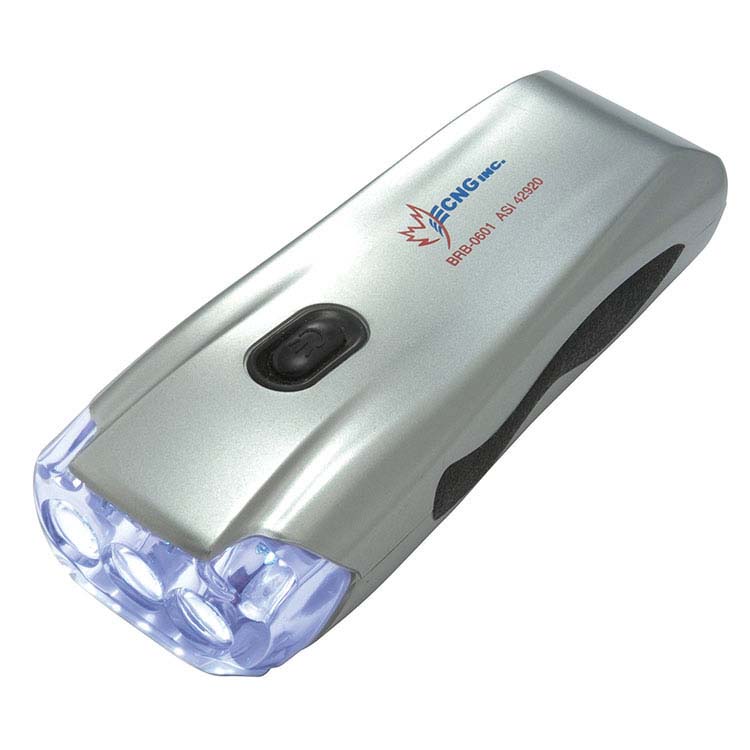 Tri-LED Crank Flashlight