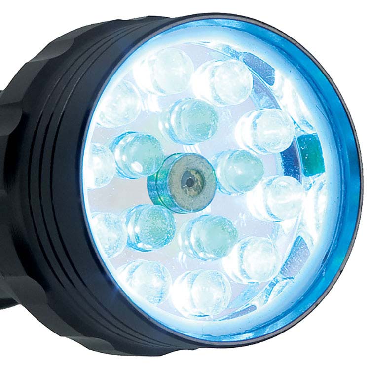 15 LED Flashlight with Compass #3