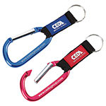 Carabiner with Web Strap 8 cm