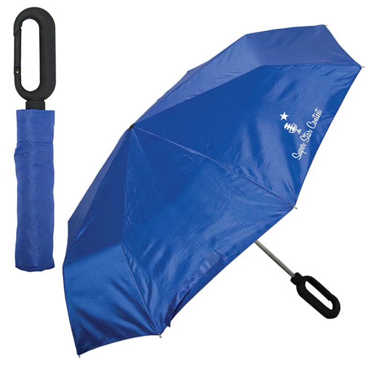 Parapluie pliable Captain Grip avec poignée mousqueton #2