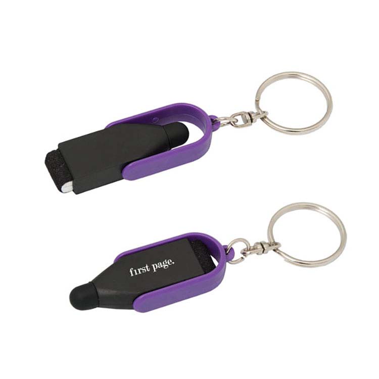 Key Ring Screen Cleaner with Stylus #4