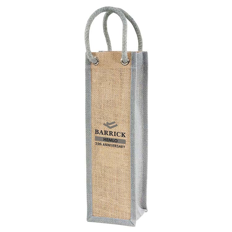 Jute Wine Bottle Carrier