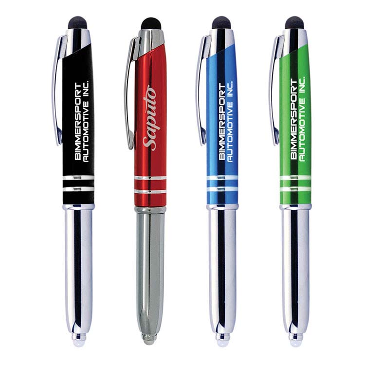 Belem II Pad Metal Pen with Small LED light
