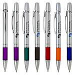Parma Silver Plastic Pen