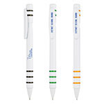 Bridgeport White Plastic Pen