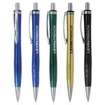 Stylo en plastique de couleur métallisée Murano