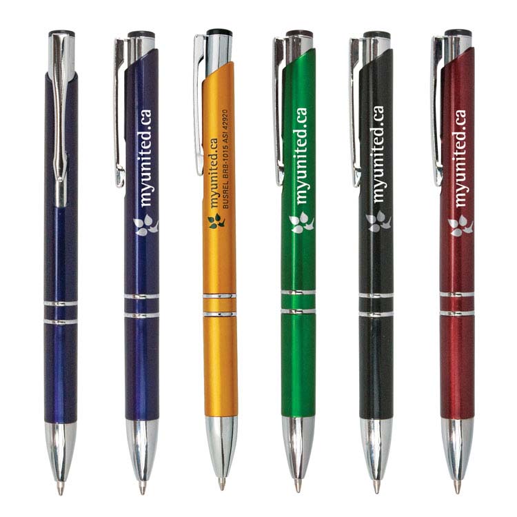 Metallized Color Plastic Pen