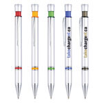Two Ring Gray Plastic Pen