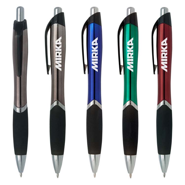 Torino Plastic Pen with Metalic Color