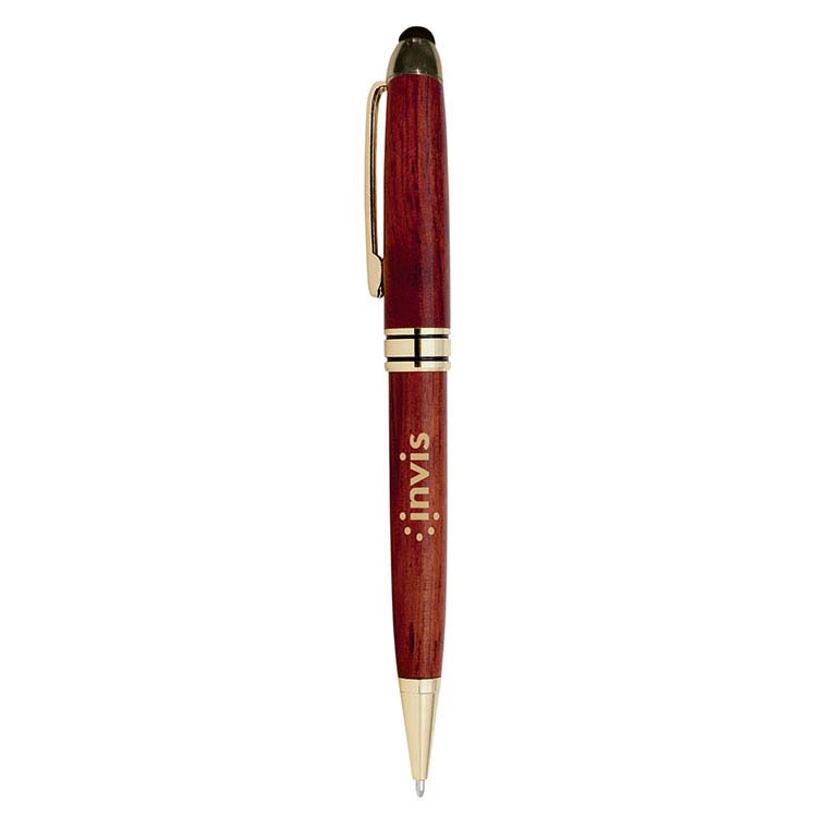 Stylo et stylet en bois de rose style Mont-Blanc