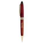Stylo et stylet en bois de rose style Mont-Blanc