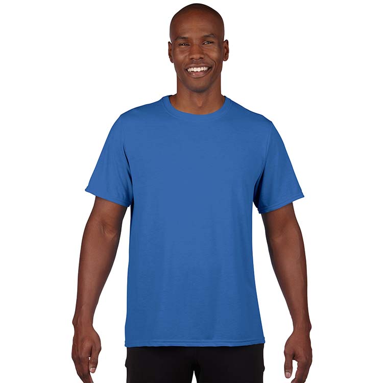 T-shirt Gildan Performance 42000 pour adulte - Bleu royal