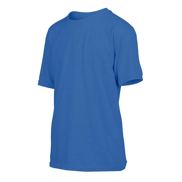T-shirt Gildan Performance 42000B pour enfant - Bleu royal #4