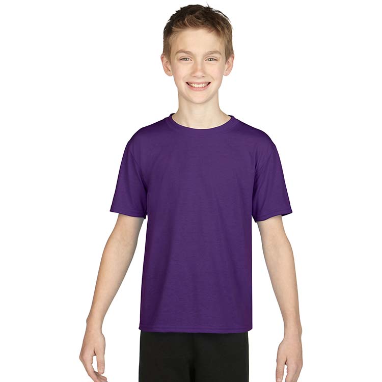 Classic Fit Youth T-Shirt Gildan Performance 42000B - Purple