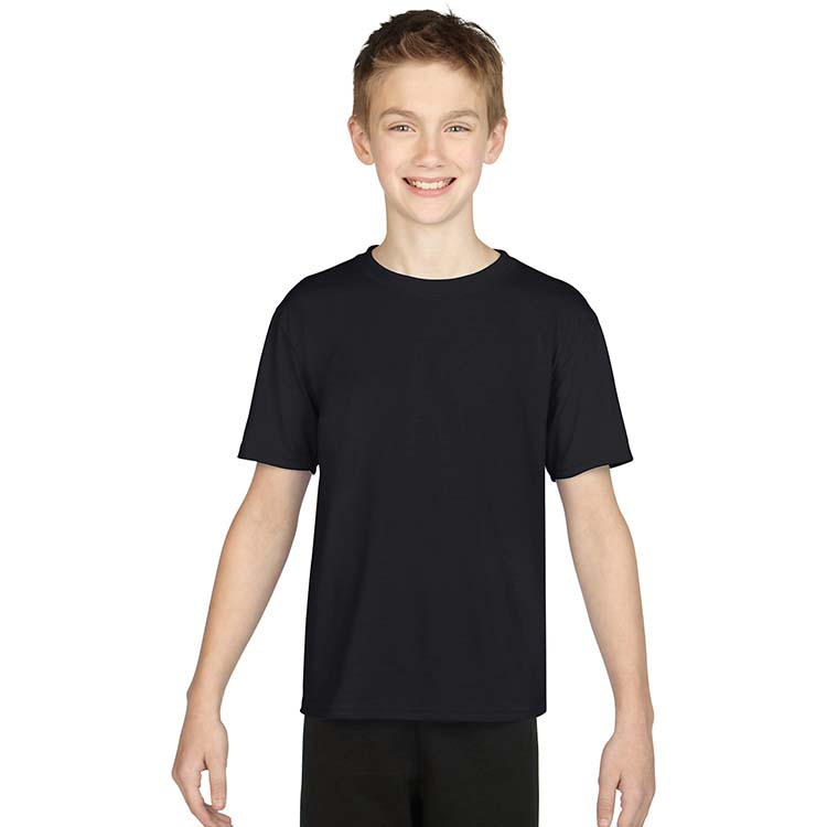 Classic Fit Youth T-Shirt Gildan Performance 42000B - Black