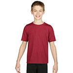 T-shirt Gildan Performance 42000B pour enfant - Rouge cardinal
