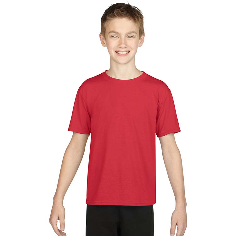 Classic Fit Youth T-Shirt Gildan Performance 42000B - Red