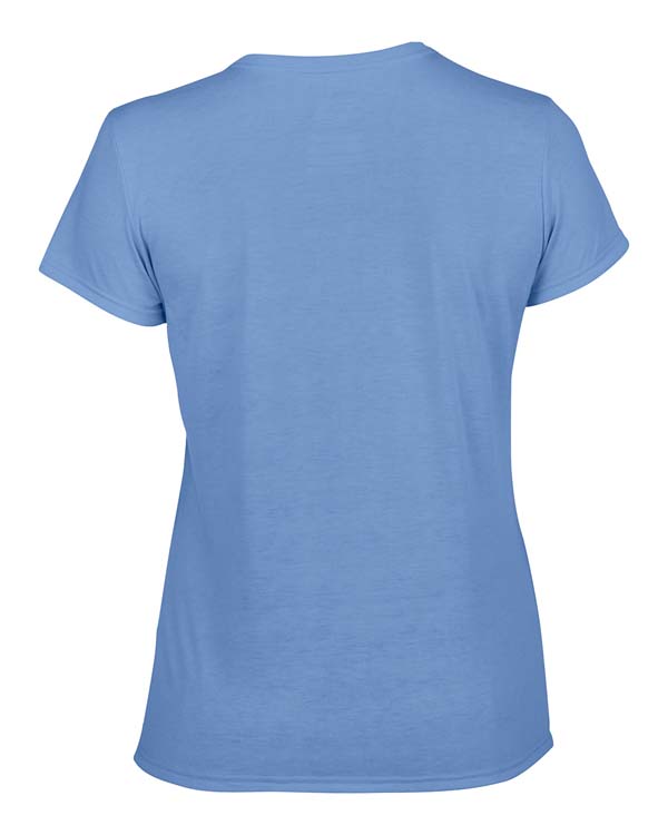 T-shirt Gildan Performance 42000L pour femme - Bleu Caroline #5