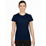 T-shirt Gildan Performance 42000L pour femme - Bleu marine