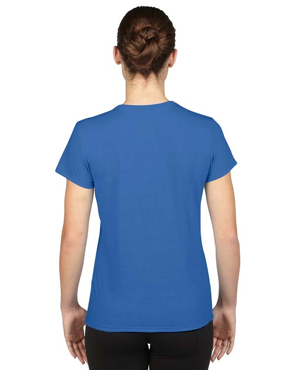 T-shirt Gildan Performance 42000L pour femme - Bleu royal #2