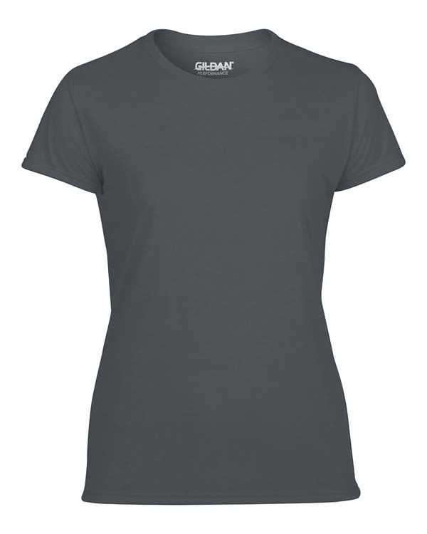 T-shirt Gildan Performance 42000L pour femme - Charbon #3