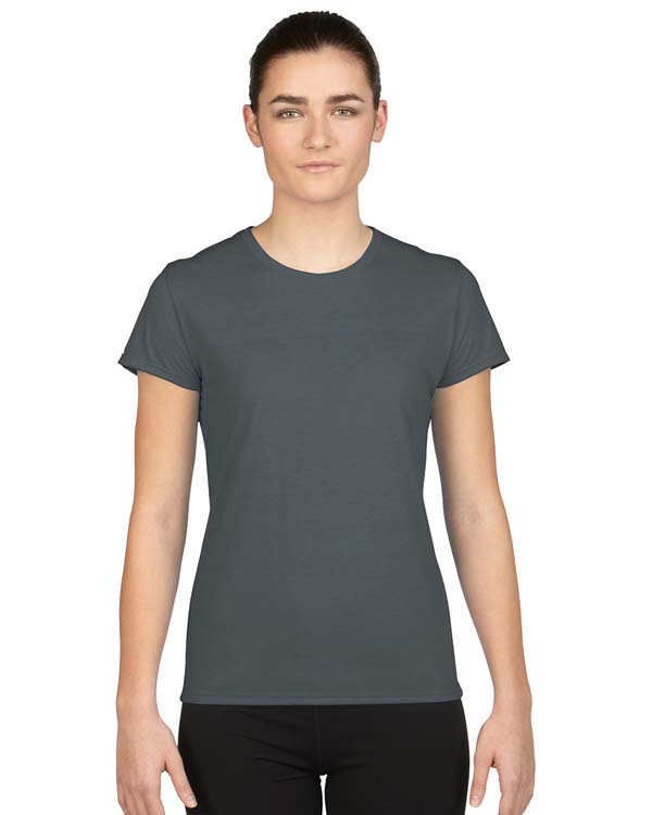 Classic Fit Ladies' T-Shirt Gildan Performance 42000L - Charcoal