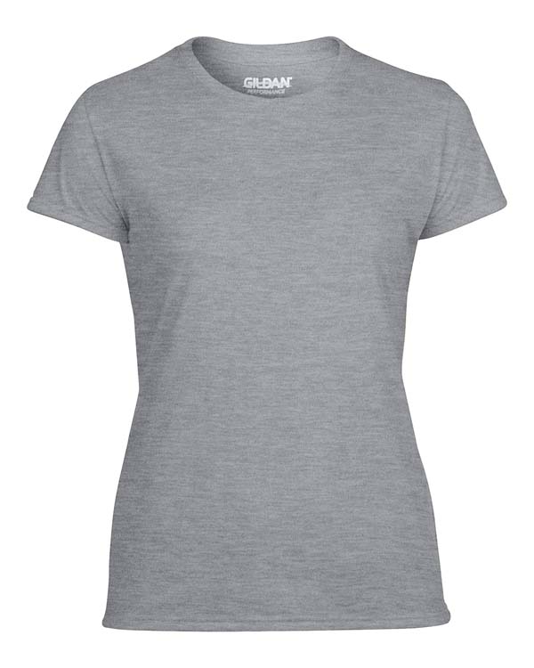 T-shirt Gildan Performance 42000L pour femme - Gris sport #3