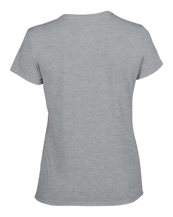 T-shirt Gildan Performance 42000L pour femme - Gris sport #5