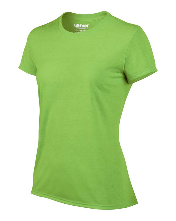 Classic Fit Ladies' T-Shirt Gildan Performance 42000L - Lime #4